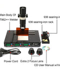 Infrared BGA Rework Station With Three Focus Lenses And Independent Focus Control And 650W Power For Precise Component Removal Model T862