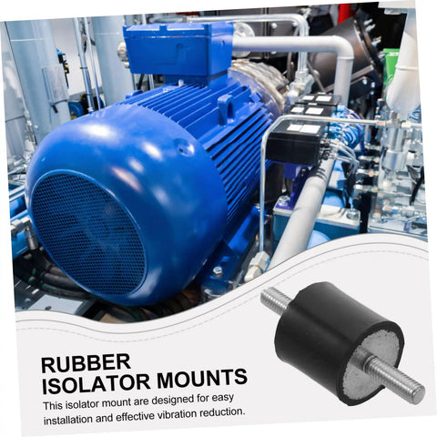 4 Pack Shock Absorber Mounts For Isolation Of Fitness Equipment Quiet Vibration Damping Isolators With Easy Install Bolts on industrial motor