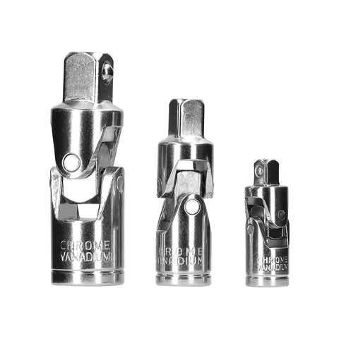 Top Notch 16 Piece Chrome Vanadium Socket Adapter Kit With Tough Extension Rods And Universal Joints For Pro Auto Shops And Home Garage Projects That Get The Job Done Super Fast, chrome vanadium socket adapters and universal joints