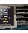 Zero Fuss Automatic Commercial Coffee And Nut Roaster With Digital Led Display showing temperature and time controls.