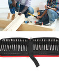 Top Notch 30 Piece Magnetic Screwdriver Bit Set With S2 Steel Plating Star Cross Slot Sizes For Electric Drill And Rechargeable Driver Durable Tool Kit In Storage Box, 30 bits in zip case