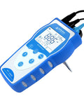 Premium Series PC8500 Portable Handheld PH And Conductivity Meter Kit for field testing with lab grade readings, blue design