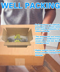 Trailer Axle Equalizer Shackle Kit for Double Eye Leaf Spring Tandem Axle Suspension 3500 to 5200 lbs in opened packaging box