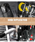 Must Have 496 Piece Vinyl Rubber End Cap Kit For Metal Tubing And Bolts, 17 Sizes Round Tube Caps With Flexible PVC Screw Thread Protectors