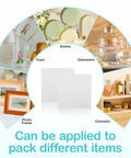 Illustration showcasing Move Day Must Have Dish Packing Kit That Hits Hard On Protection With foam pouches and sheets for diverse items.