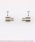 Bullet Click Pen Kit Bushings For 8mm Tubes Precise.463 Inch Sizing Smooth Turning And Clean Fit displayed on white background