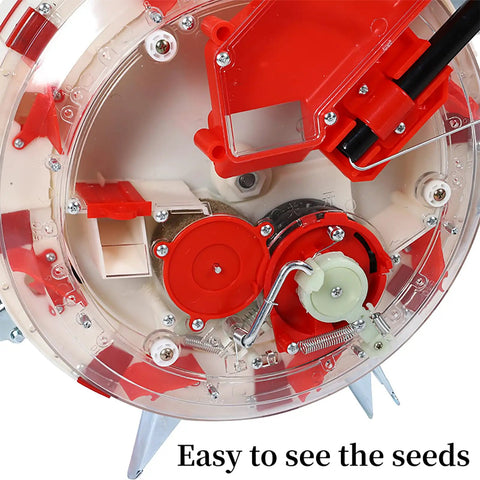 Close-up view of 16cm Spacing Corn Planter With Adjustable Seed Quantity And 10 Nozzles, Eco Friendly Straw Return System.