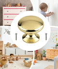 Kickstart Your Remodel With Solid Vintage Unlacquered Brass Dome Cabinet Knobs serving killer patina for home furniture.