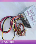 Premium Grade Rugged Workhorse Power Supply For Industrial Control And Medical Equipment Computers Delivering Top Shelf Performance And Bulletproof Reliability Daily Epcsa 500p Series with multiple wires connected.