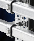 Close-up of Heavy Duty Fender Washers Assortment Kit in 304 Stainless Steel used with bolts in industrial setup