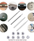 Damaged Screw Removal Kit For Phones And Electronics, Pro Grade Broken Screw Extractor Set With Four Tungsten Steel Drill Bits 2.35Mm