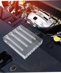 Transmission Oil Viscosity Testing Stand For Auto Maintenance Engine Oil Tester Acrylic Comparator Durable Tool For Precise Viscosity Readings Ideal For Auto Shops And DIY Garages on engine bay