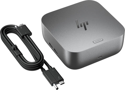Universal Thunderbolt 4 Docking Station, 13-In-1 Usb C Hub With 280W Output showing  sleek design and USB-C cable.