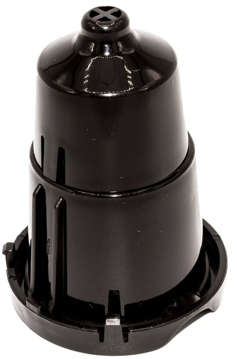 Black Blendin replacement pod holder insert with exit needle for Keurig K-series, close-up