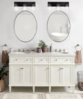 Three Light Matte Black Bathroom Vanity Light Fixture For Farmhouse Style Over Mirror With Clear Glass Shade E26 Base