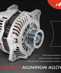 Drop-In Heavy Duty Alternator Replacement For Subaru Outback And Legacy 2010 2011 2012 2.5L, 12V 110A With Six Groove Pulley