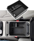 Hyundai Tucson Center Console Organizer Tray Must Have For Limited And Hybrid Models 2022 2023 2024 Armrest Storage Box Black Fits Automatic Transmission Only Not For SEL SE Or N