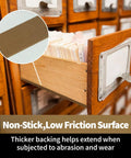 Heat Resistant PTFE Glass Cloth Tape for Vacuum Sealer Machines shown with non-stick surface in card catalog drawer