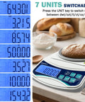 High Precision Digital Lab Scale 1000G Capacity At 0.01G Increments For Lab Jewelry And Kitchen Use with bread on scale