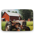 Thick Soft Absorbent Farm Tractor Bath Rug Mat With Non Slip Backing Ultra Absorbent Coral Fleece Machine Washable