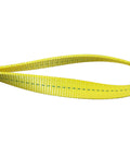 Twist-eye detail of 1 Inch By 2 Foot 2 Ply Twist Eye Polyester Lifting Sling For Heavy Duty Rigging Lightweight Yet Built Tough Webbing