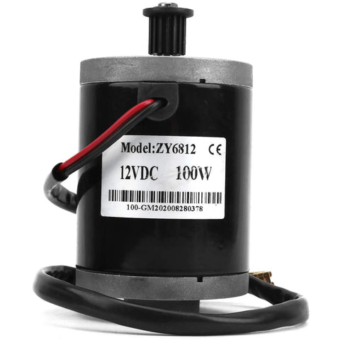 12V 100W High Speed Brushed Electric Scooter Motor Low Noise With Crazy Torque For Scooters And E Bikes Fast Startup