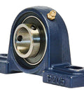 Built To Last Pillow Block Mounted Bearing 2 Bolt Cast Iron Housing with 1 Inch Bore and Set Screw Lock for Support