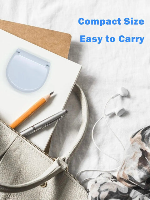 Mini Travel Sewing Kit Portable DIY Repair Set With Scissors, Needles, Threads, And Buttons In A Handy Plastic Box, on desk