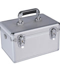 Heavy Duty Aluminum Tool Box With Removable Foam Portable Metal Storage Organizer Cabinet For Tools Hardware And Accessories