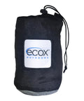 Ecox Outdoors branded bag for Parachute Nylon Hammock Single With 2 Tree Straps, Ultra Portable Lightweight Camp Gear