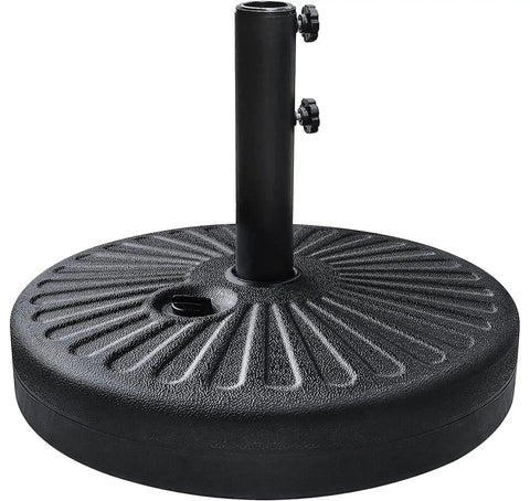 hand turn knobs patio umbrella Water Filled Umbrella Base Stand For Patio and Outdoors ✓