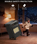 18000 BTU Propane Heater For Indoor And Outdoor Use, 3 Adjustable Heat Settings, Portable Space Heater in living room