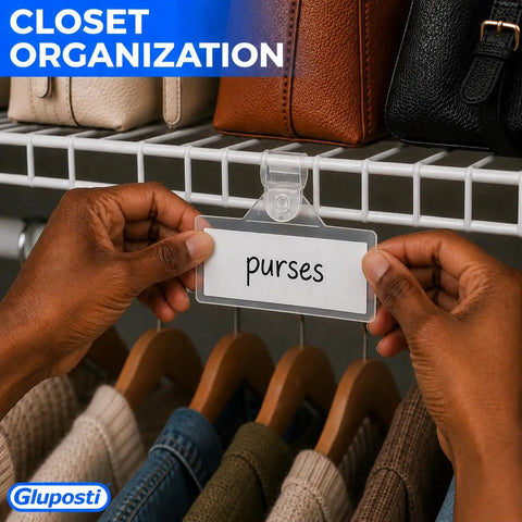 Keep Your Pantry Looking Crisp With These Ridiculously Sweet Clear Wire Shelf Label Holders For Home Organization And Retail Displays Featuring Reusable Clip On Pockets For Adhesive Tags Measuring 3 By 1.25 Inches Tall