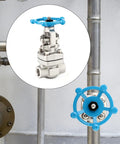 Forged 304 Stainless Steel Gate Valve One Half Inch NPT Female With Wheel Handle Full Bore Sluice Valve For Water Oil Gas