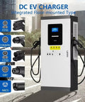 Dual Port DC Fast EV Charger for Businesses and Fleets Quick Public Charging Station for Offices and Parking Garages Easy Install Floor-mounted charger with multiple connector types.