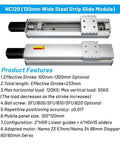 Heavy Duty XYZ Linear Rail Stage And Sliding Table With SFU1605 Ball Screw Actuator And HGR15 Guide Rails For Precision Motion Control That Handles 120kg Loads Without Breaking A Sweat, steel slide module with effective stroke options.