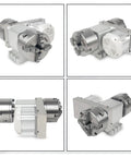 Hella Precise Cnc Rotary Fourth Axis With Adjustable Speed Servo Controller 125Mm Three Or Four Jaw Chuck 38Mm Through Bore showcasing all angles.