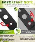 20 Inch Lawn Mower Replacement Blade For Ryobi 40V Brushless RY40180 RY40190 RY401110 Not For Cross Cut Models Ships Unsharpened