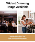 Ivory Toggle Led Dimmer Switch For Up To 150 Watt Bulbs Delivers Crisp Flicker Free Lighting With Smooth Sailing Brightness Control And No Fuss Installation For Any Room, in use while cooking and dining.