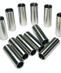 12 Pack 304 Stainless Steel Spacer Standoff Bushing Set Three Eighths Inch Inner Diameter One Half Inch Outer Diameter One And One Half Inch Length Plain Finish Round Metal Spacers for 3/8 screws