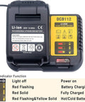 Replacement Battery Charger For 12V 20V And 60V Max Lithium Ion Batteries Quick No Fuss Charge Compatible With DCB Series Tools