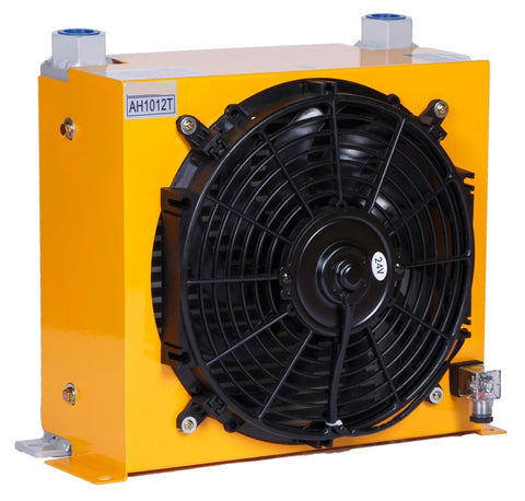 Hydraulic System Air Cooler For Oil Radiator With Plate Heat Exchanger Low Noise Air Cooled Oil Cooler For Hydraulic Oil 100 Liters Per Minute Flow Wide Application AC 220V Heavy Duty Heat Dissipation Solution For Machinery