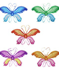 Fairy Wing Balloon Costume Set for Halloween Party and Cosplay, five colorful butterfly designs.