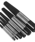 Essential 6-Piece Metal Screw Extractor Set For Broken And Stripped Bolt Removal Perfect For Pros And DIY Gurus Who Need Reliable Fastener Extraction Tools, 6 sizes