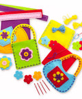 Beginner Sewing Kit For Kids Ages 6 And Up Kid Friendly Sew Your Own Felt Bags With Handles Screen Free No Mess DIY Projects
