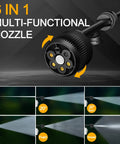 Cordless Pressure Washer 320 PSI Up To 435 PSI 0.67 GPM Ultra Lightweight Power Cleaner 6 in 1 nozzle settings