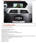 COMAND APS NTG4.5 system screen with controls, compatible with 2 In 1 AMI Music Interface Charger And AUX Adapter For MB COMAND NTG4.5