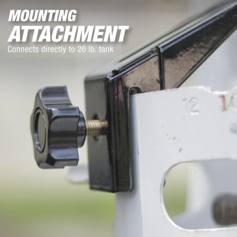 Mounting attachment for Dual Swivel Burner Outdoor Propane Heater For Deck Or Patio, 10,000 To 30,000 BTU