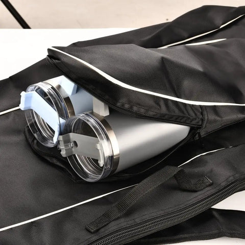 Ultimate Fencing Gear Bag For Longswords And More, 55 Inch Waterproof 1680D Oxford Cloth Carry Bag with cups inside