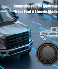 Brake Filler Master Cylinder Fluid Reservoir Cap Fits Ford F-150 Expedition Excursion E-Series F-250 F-350 And Lincoln Navigator Replacement F88Z-2162-AA shown with compatible vehicles